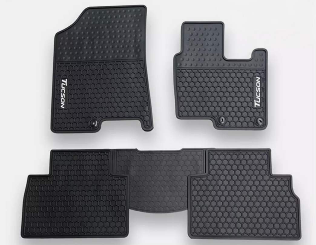 Hyundai Tucson Rubber Waterproof Car Floor Mats NX4 2021 - 2026