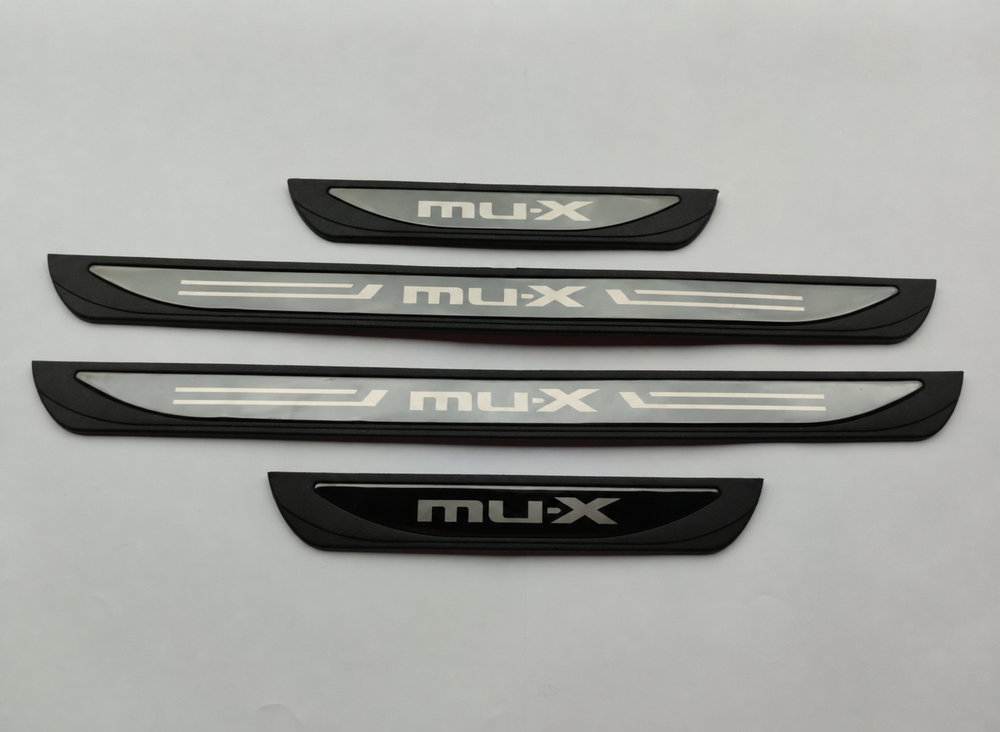 ISUZU MU-X MUX 2013 - 2026 Door Sill Protector Steel Scuff Plates