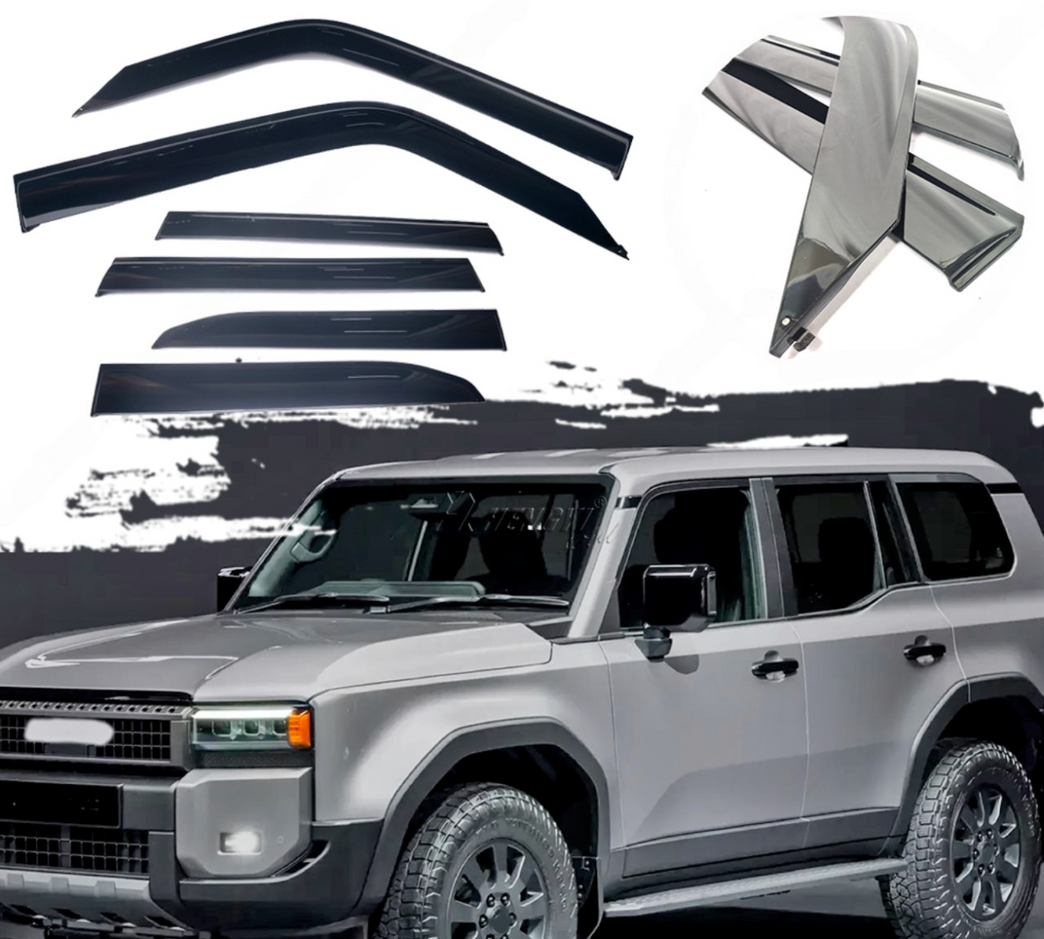 Toyota Landcruiser Prado 250 J250 LC250 2024+ 2025 6 Piece Set Tinted