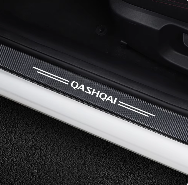 Nissan Qashqai 2007 - 2025 Door Sill Protector Scuff Strips