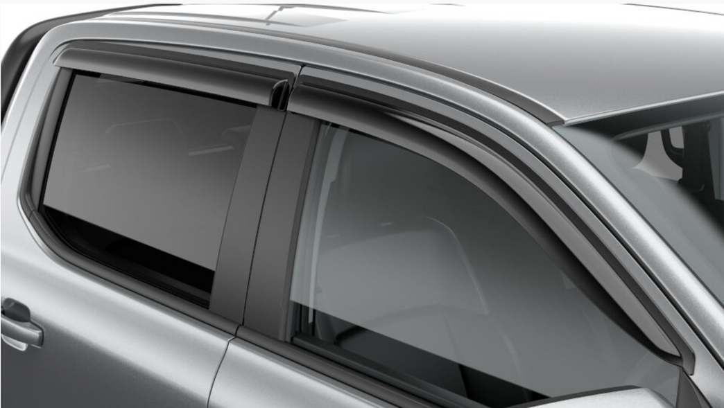 Genuine Ford Next-Gen Ranger Tinted Weathershields Kit Front & Rear MY2022 - Current