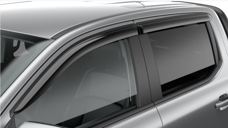 Genuine Ford Next-Gen Ranger Tinted Weathershields Kit Front & Rear MY2022 - Current