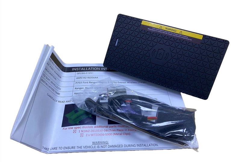 Genuine Ford Next Gen Ranger 15W Wireless Charging Mat Pad XL XLS 2022–Onwards