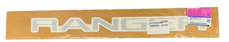 Genuine Ford Ranger Tailgate Silver Decal Sticker Emblem NXT GEN XLT/Wildtrack/Raptor