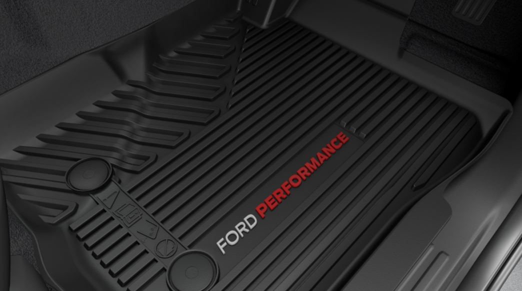 Genuine Ford Next-Gen Ranger All Weather Ford Performance Mat Set Front & Rear