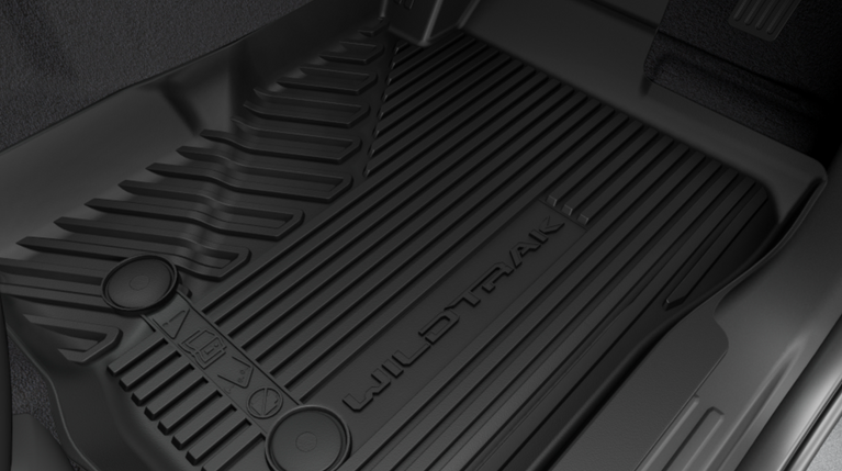 Genuine Ford Next-Gen Ranger WILDTRAK All Weather Floor Mat Set Front & Rear 2022 - Onwards