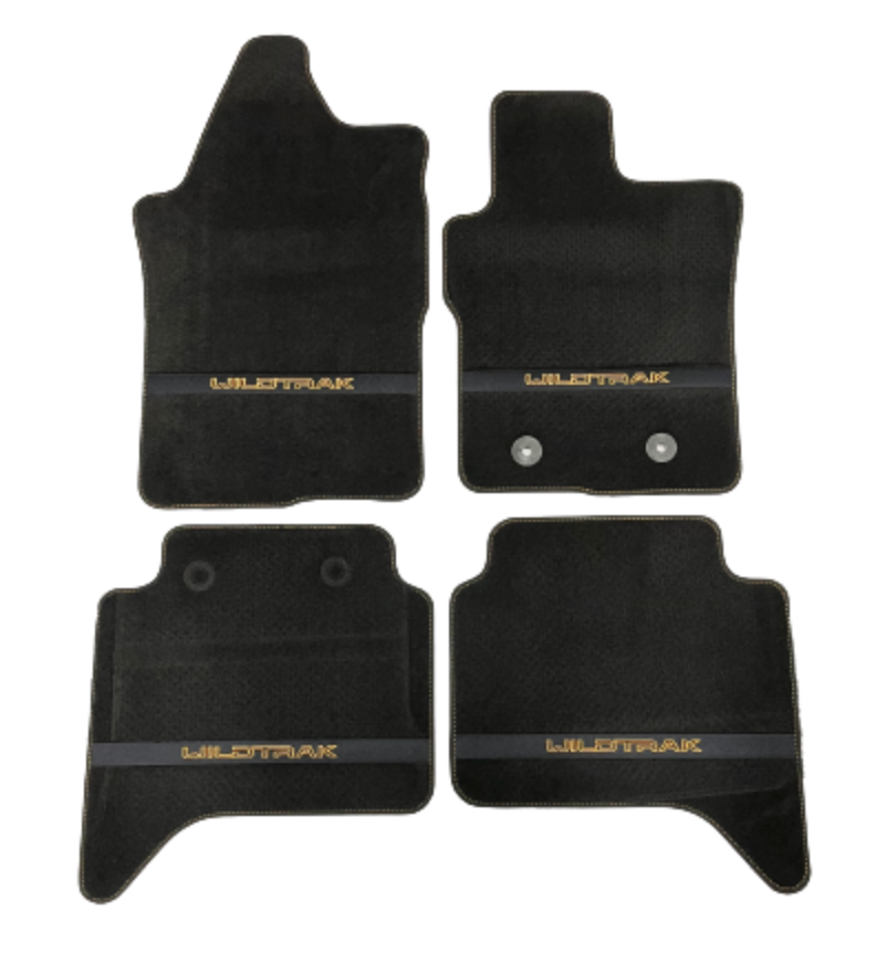 Genuine Ford Next-Gen Ranger Wildtrak Carpet Mats Set Front & Rear