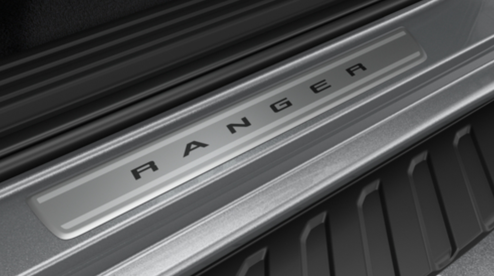 Genuine Ford Next-Gen Ranger "Ranger" Alloy Scuff Plates Kit Front & Rear