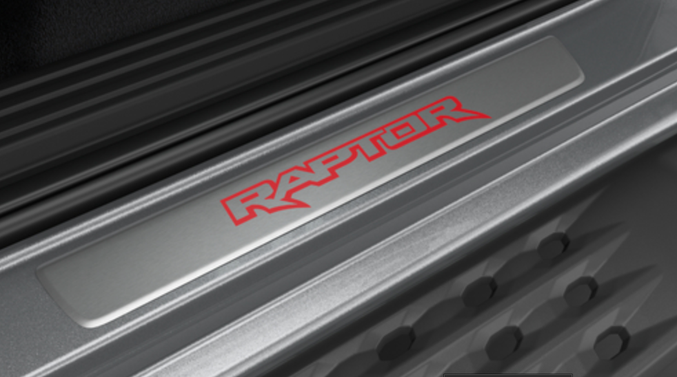 Genuine Ford Next-Gen Ranger "RAPTOR" Alloy Scuff Plates Kit Front & Rear