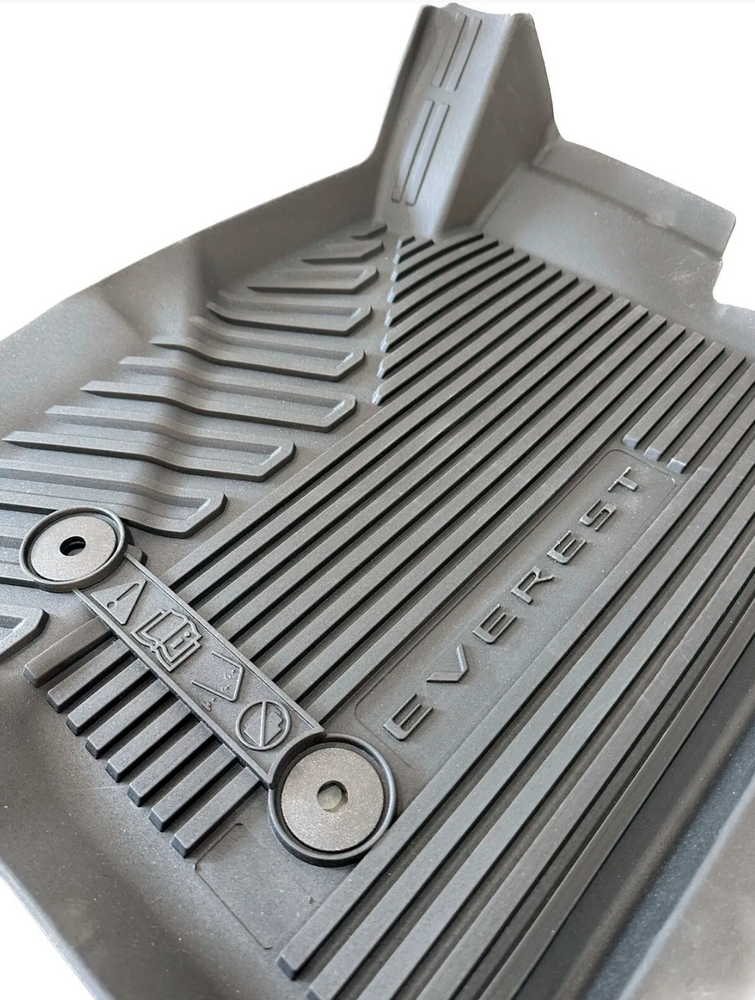 Genuine Ford Everest Next-Gen All Weather Rubber Mats F&R MY2022 - Current