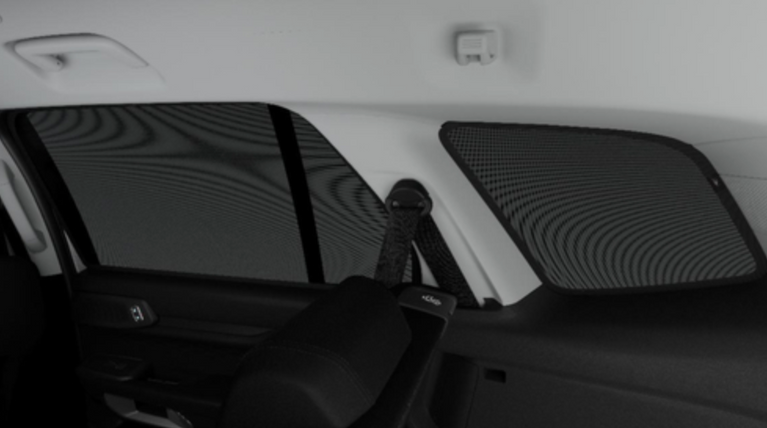 Genuine Ford Everest Sunshades 4 Piece Kit for 2nd & 3rd Row Windows