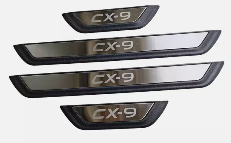 Mazda CX9 CX-9 Scuff Plate Door Sill Protectors 2007 - 2023