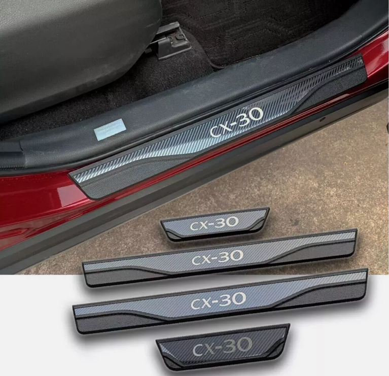 Mazda CX30 CX-30 Scuff Plate Door Sill Protectors 2019 - 2025