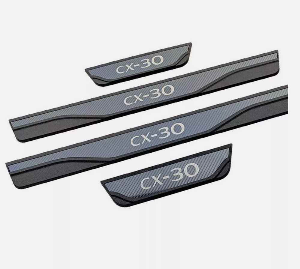 Mazda CX30 CX-30 Scuff Plate Door Sill Protectors 2019 - 2025