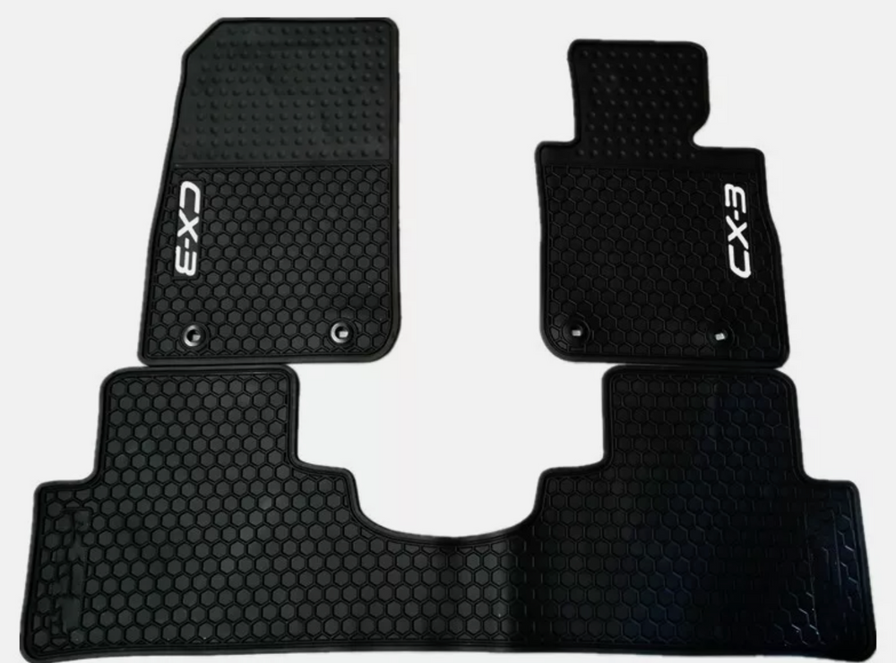 Mazda CX-3 CX3 Complete RUBBER Floor Mat Set 2015 - 2025