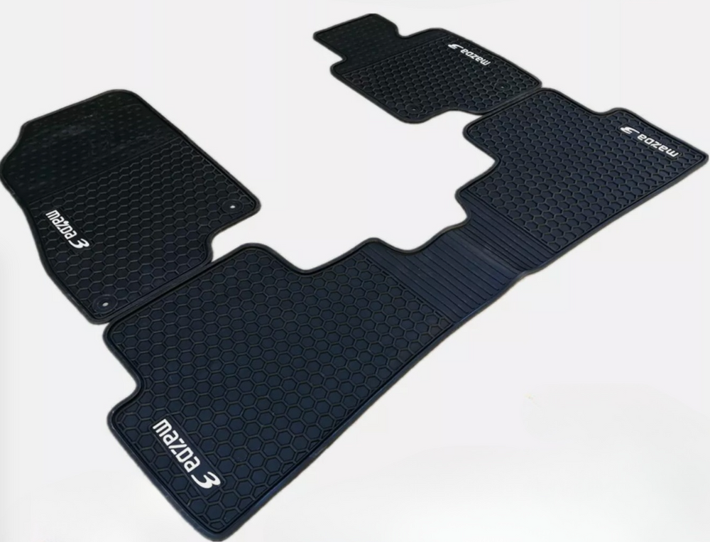 Mazda 3 BN BM Complete RUBBER Floor Mat Set 2014 - 2019