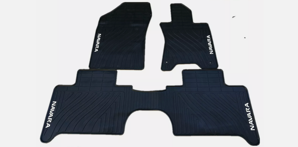 Nissan NAVARA D23 NP300 05/2015 - 2025 Pro 4x Complete RUBBER Floor Mat Set