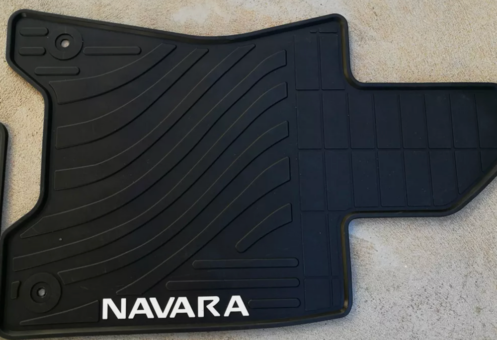 Nissan NAVARA D23 NP300 05/2015 - 2025 Pro 4x Complete RUBBER Floor Mat Set