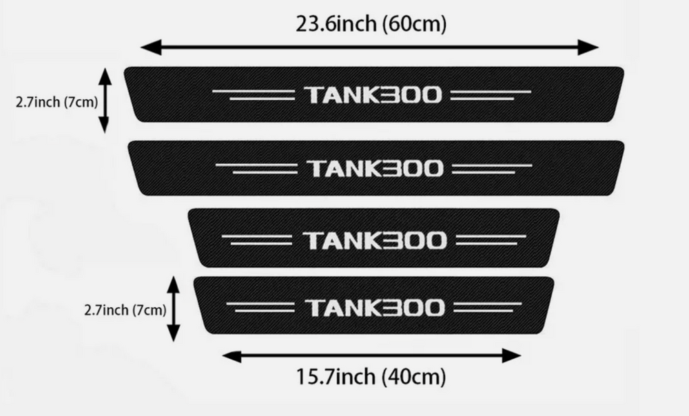 GWM Tank 300 Door Sill Protectors