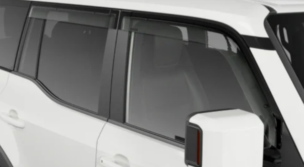 Genuine Toyota Slimline Weathershields - Prado 250 2024 2025