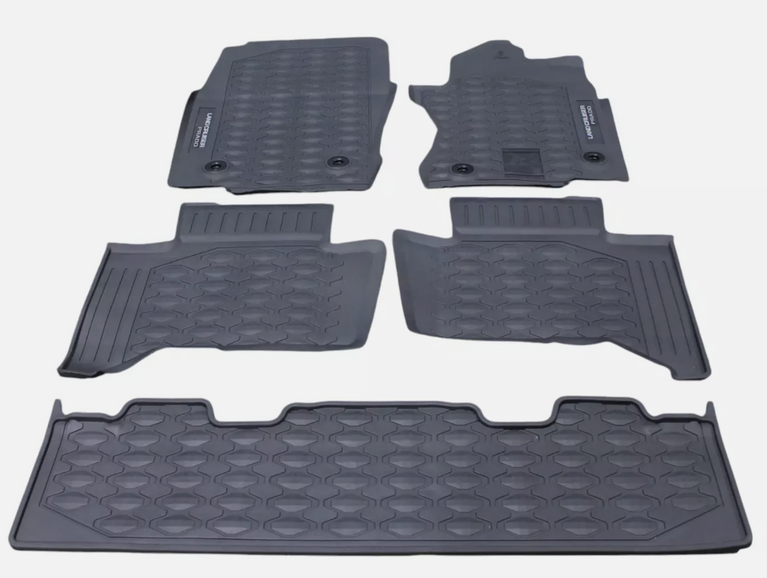 Genuine Toyota Prado 250 Series Rubber Floor Mats 7 Seat Variant