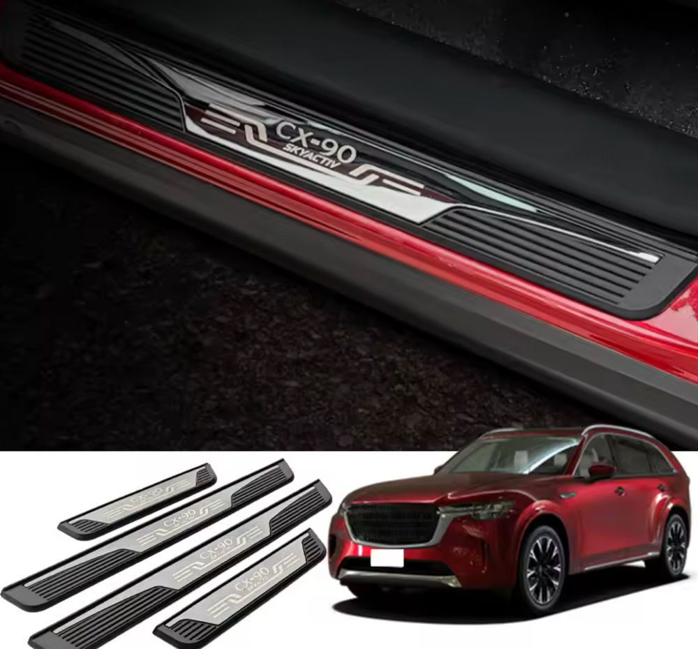 Mazda CX-90 2022 - 2026 Scuff Plate Door Sill Protector