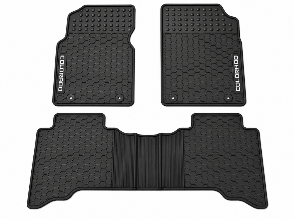 Holden Colorado Dual Cab 2012 - 2018 Rubber Waterproof Car Floor Mats