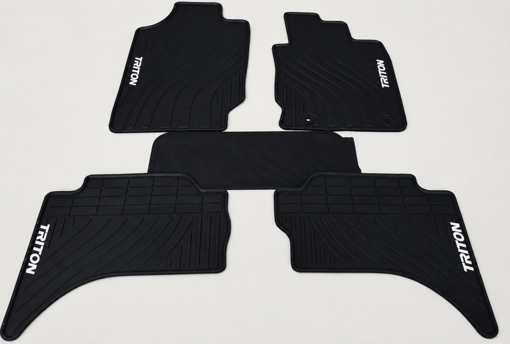 Mitsubishi Triton New 2015 - 2021 Rubber Waterproof Car Floor Mats