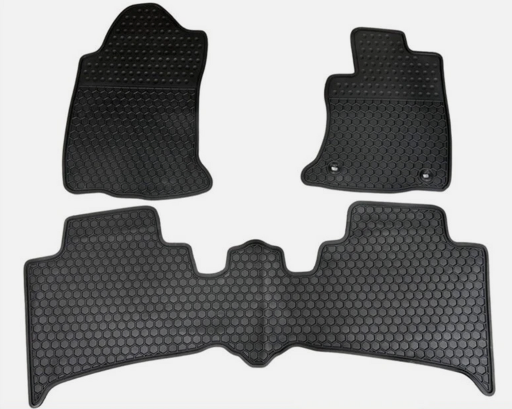 Toyota Fortuner 2016 - 2025 Rubber Waterproof Car Floor Mats
