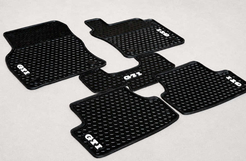 VW Volkswagen Golf MK7 MK8 GTI 2013 - 2025 Rubber Waterproof Car Floor Mats