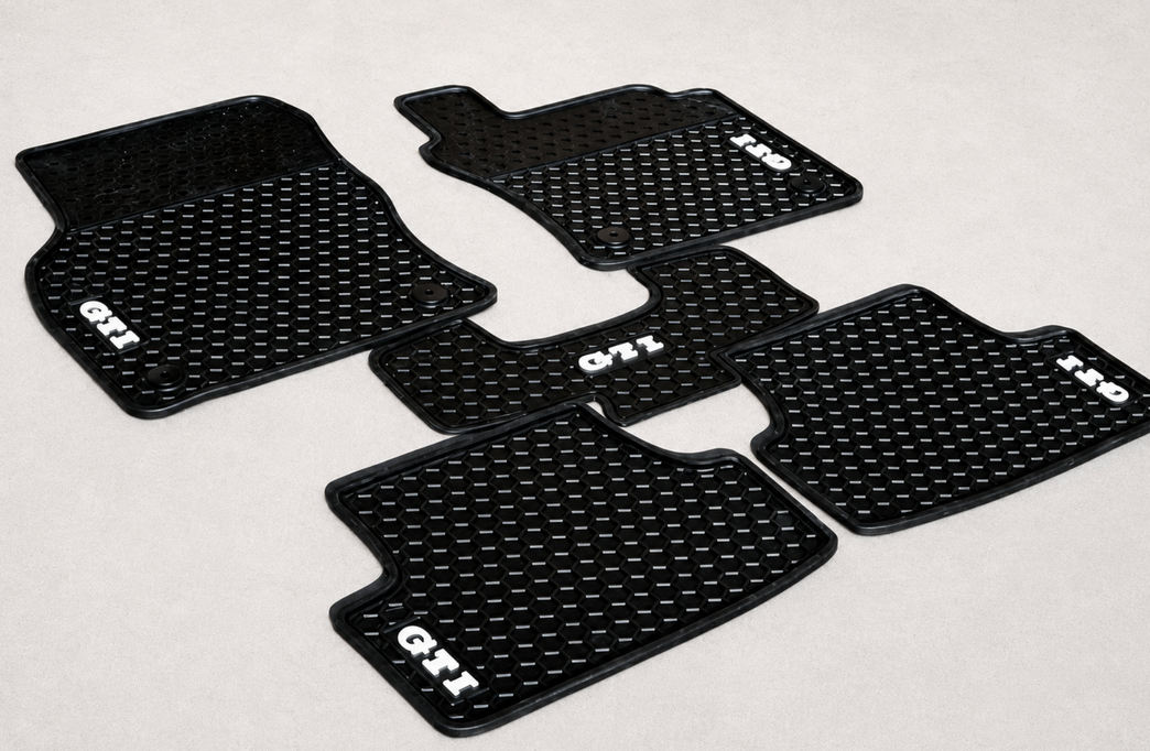 VW Volkswagen Golf MK7 MK8 GTI 2013 - 2025 Rubber Waterproof Car Floor Mats