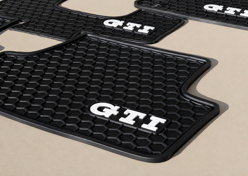 VW Volkswagen Golf MK7 MK8 GTI 2013 - 2025 Rubber Waterproof Car Floor Mats