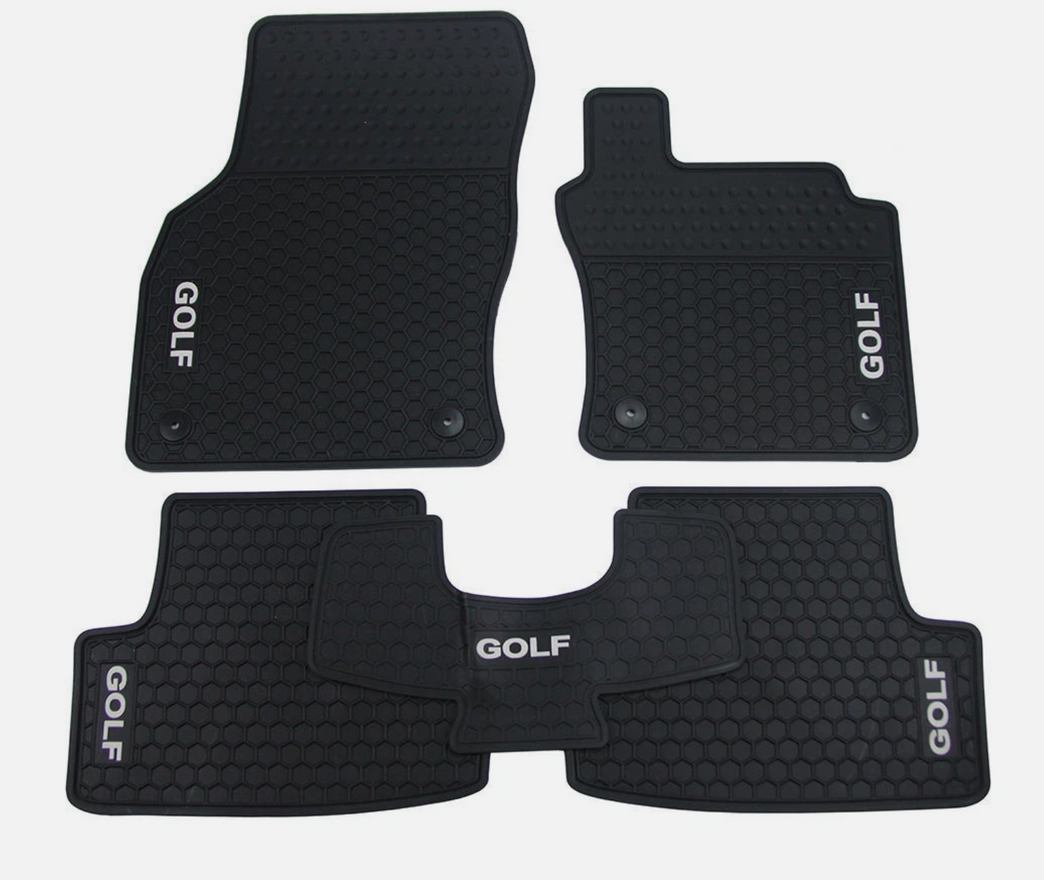 VW Volkswagen Golf MK7 MK8 2013 - 2026 Rubber Waterproof Car Floor Mats