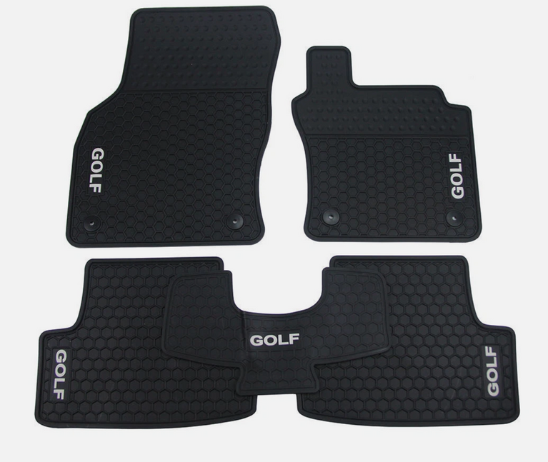 VW Volkswagen Golf MK7 MK8 2013 - 2026 Rubber Waterproof Car Floor Mats