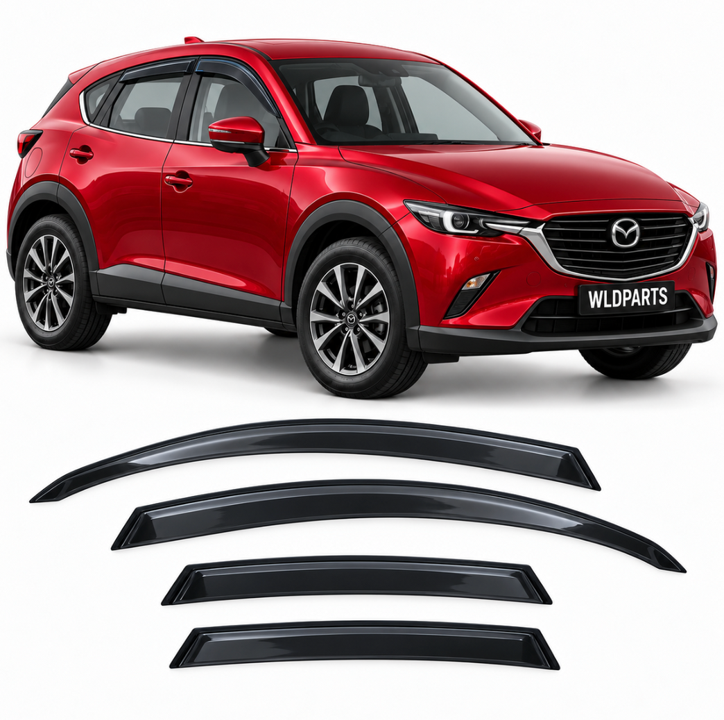 Premium Mazda CX3 CX-3 2015 - 2026 Window Visor Weather Shields Weathershields