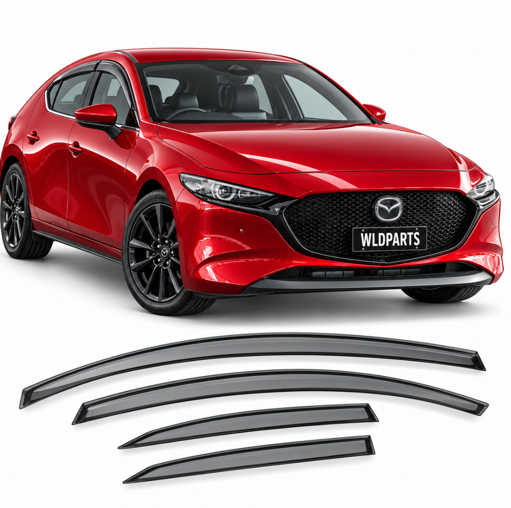 Mazda 3 BP hatch 2019 - 2026 Window Visor Weathershields Weather Shields