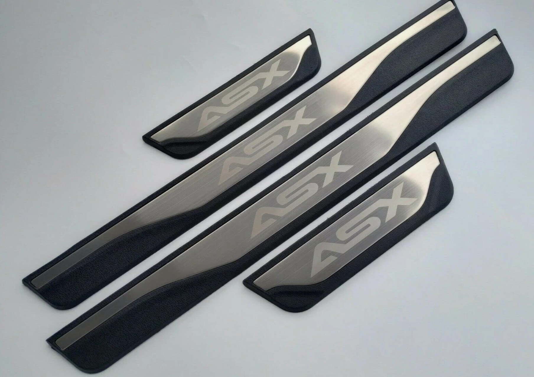 4 Stuks Roestvrijstalen Instaplijsten Voor Mitsubishi ASX - Beschermstrips Tegen Krassen