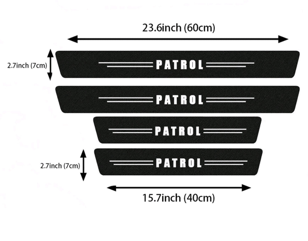 Nissan Patrol Door Sill Protectors 1976 - 2025