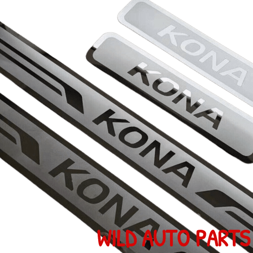 Hyundai Kona Scuff Plate Door Sill Protectors - Wild Auto Parts