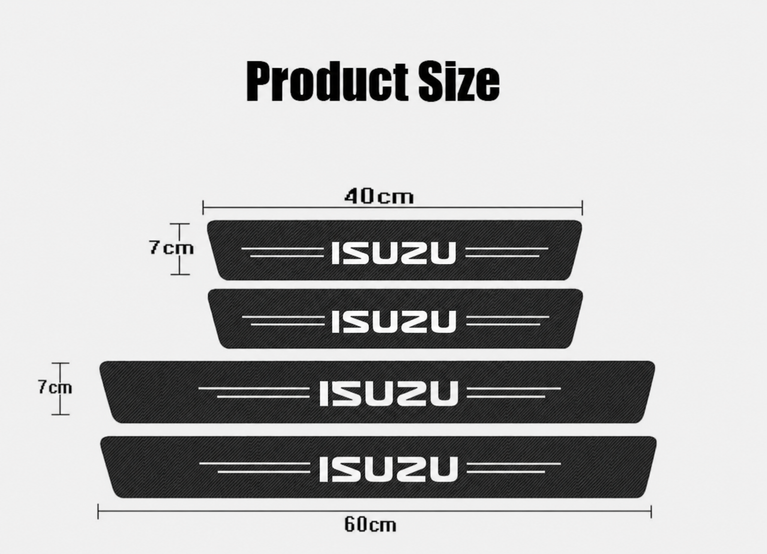 ISUZU Door Sill Protector Strips 2011 - 2026