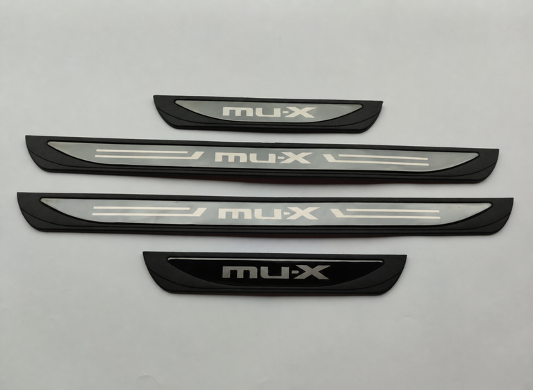 ISUZU MU-X MUX 2013 - 2026 Door Sill Protector Steel Scuff Plates