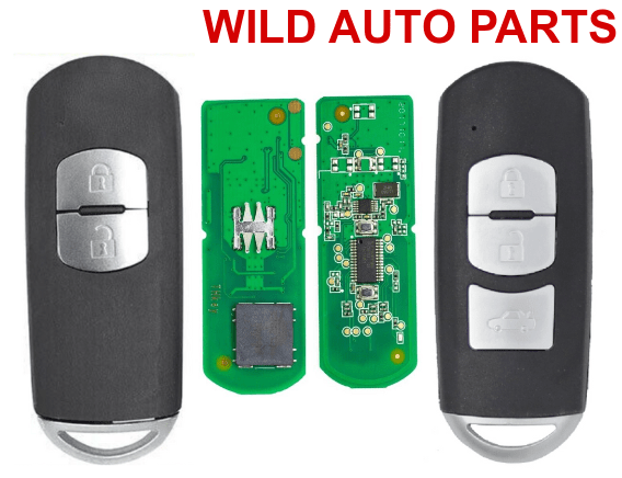Mazda Smart Key and Remote for 3, 6, CX-3, CX-5, CX-9, 2012-2020, 2 & 3 button