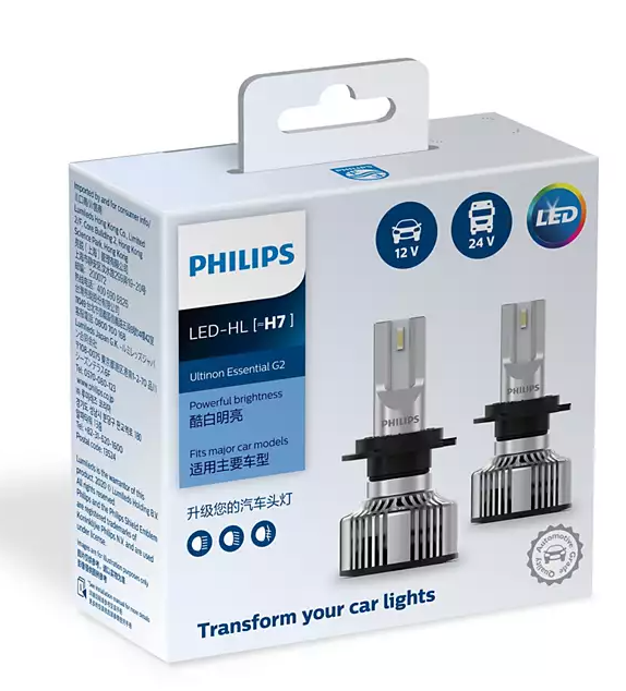 Philips LED H7 Ultinon Essential LED G2 6500K