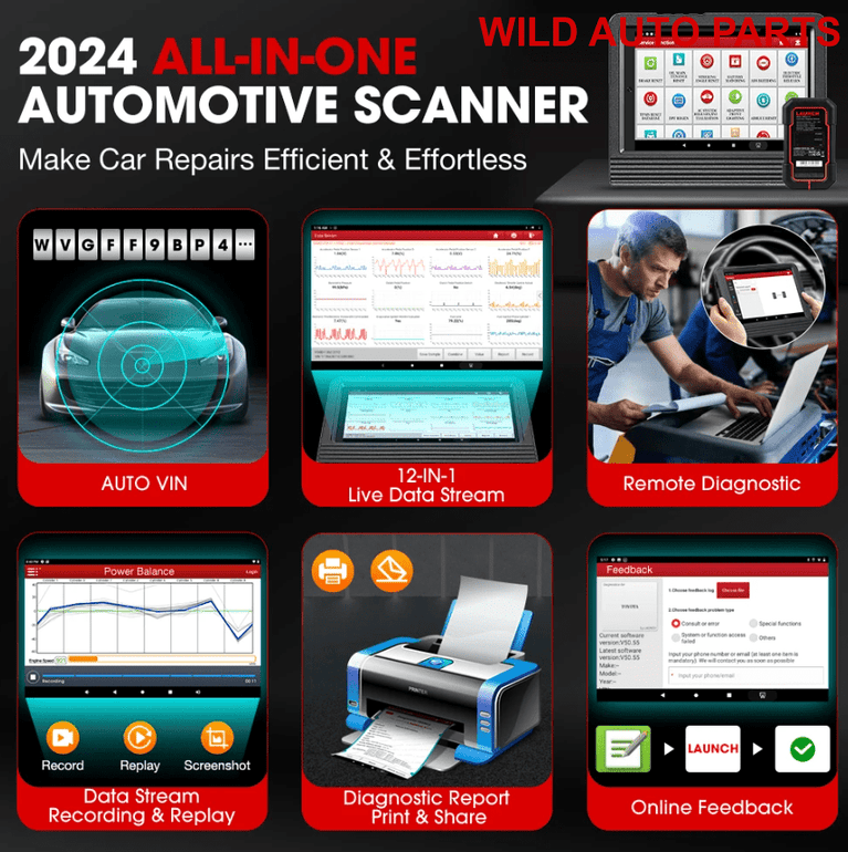 LAUNCH X431 PRO V5.0 Car Diagnostic Tool Auto OBD2 Scanner Full System ECU Coding