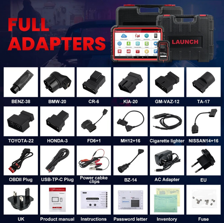 LAUNCH X431 PRO3S+ V5.0 10.1" ACE Car Diagnosis Tool Full System Scanner