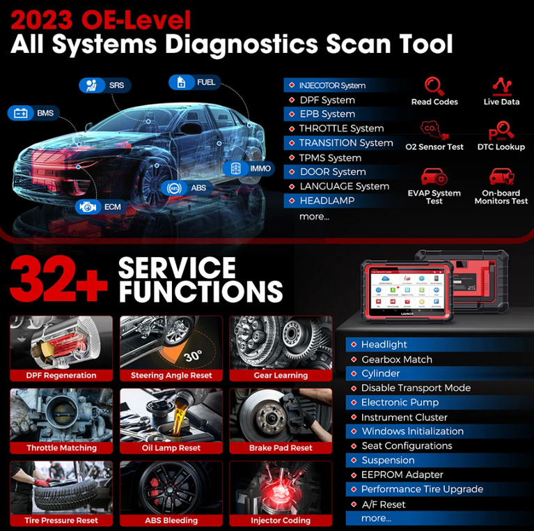 LAUNCH X431 PRO ELITE CANFD DOIP Car Full System Diagnostic Tool