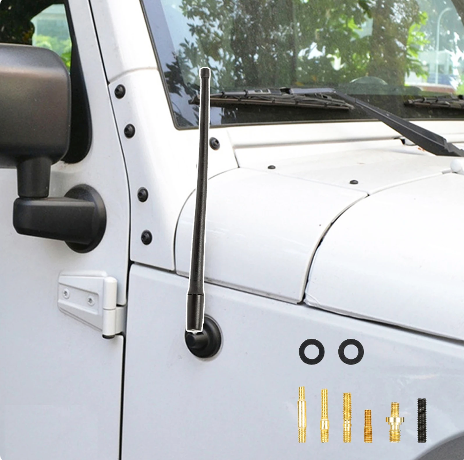 Jeep Short Antenna Gladiator Wrangler 13" Shorter Aerial Smaller