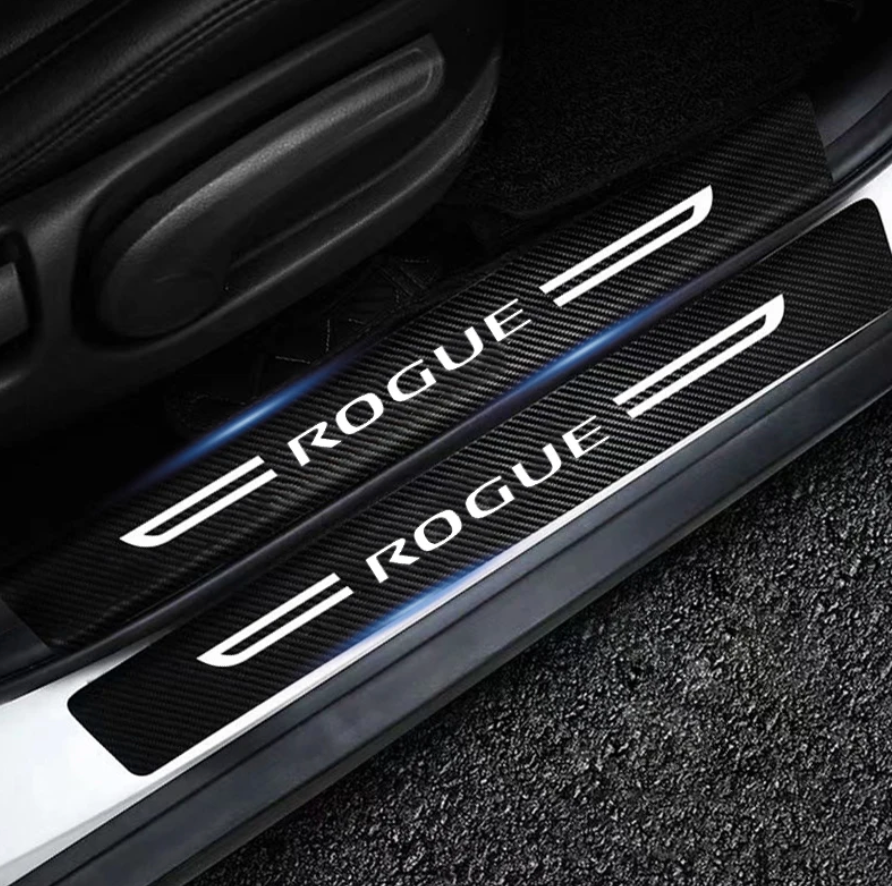 Rogue Door Sill Protector Scuff Plate Strips 2007 - 2025 Toyota Nissan