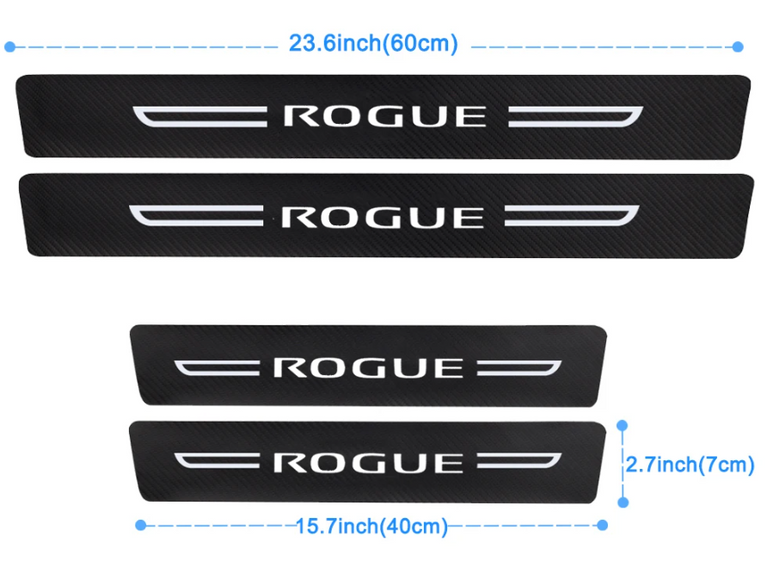 Rogue Door Sill Protector Scuff Plate Strips 2007 - 2025 Toyota Nissan