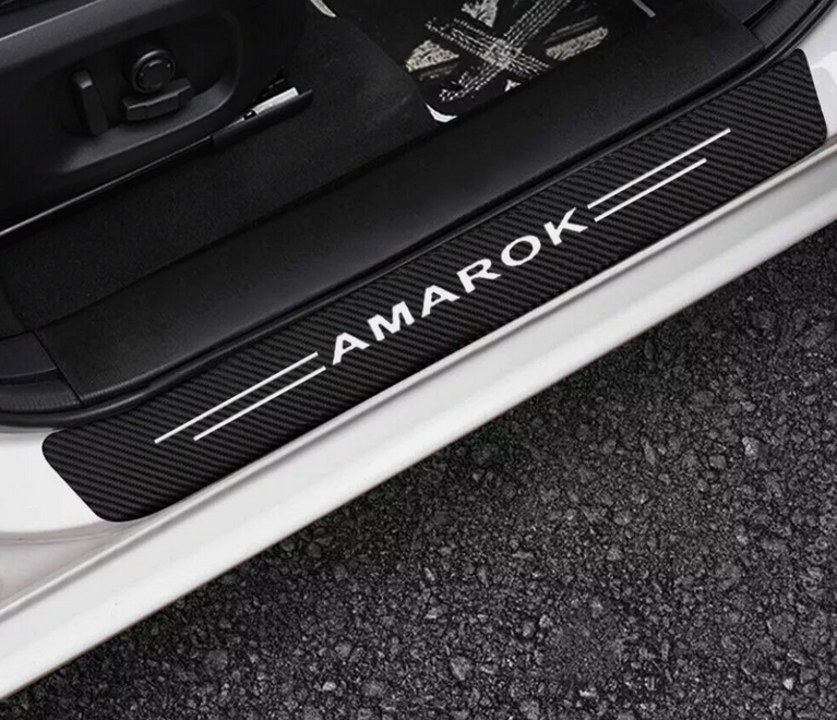 VW Volkswagen Amarok Door Sill Scuff Protector Plates 2010 - 2025